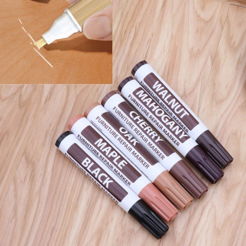 Furniture Refinishing Pens Repair Paint Pen Floor Colors Paste Repair Pen Furniture Scratch Fast Remover Solid Wood Patch Tool