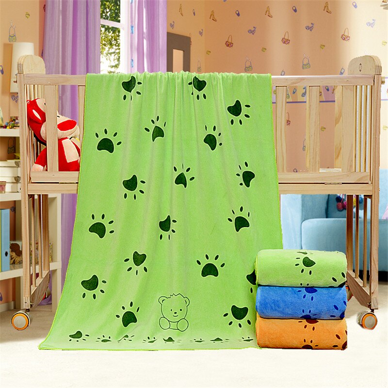 Dog Pet Towel Microfiber Strong Absorbent Water Bath Pet Goods Towel Dry Hair Towels Dog Towels 35*75cm