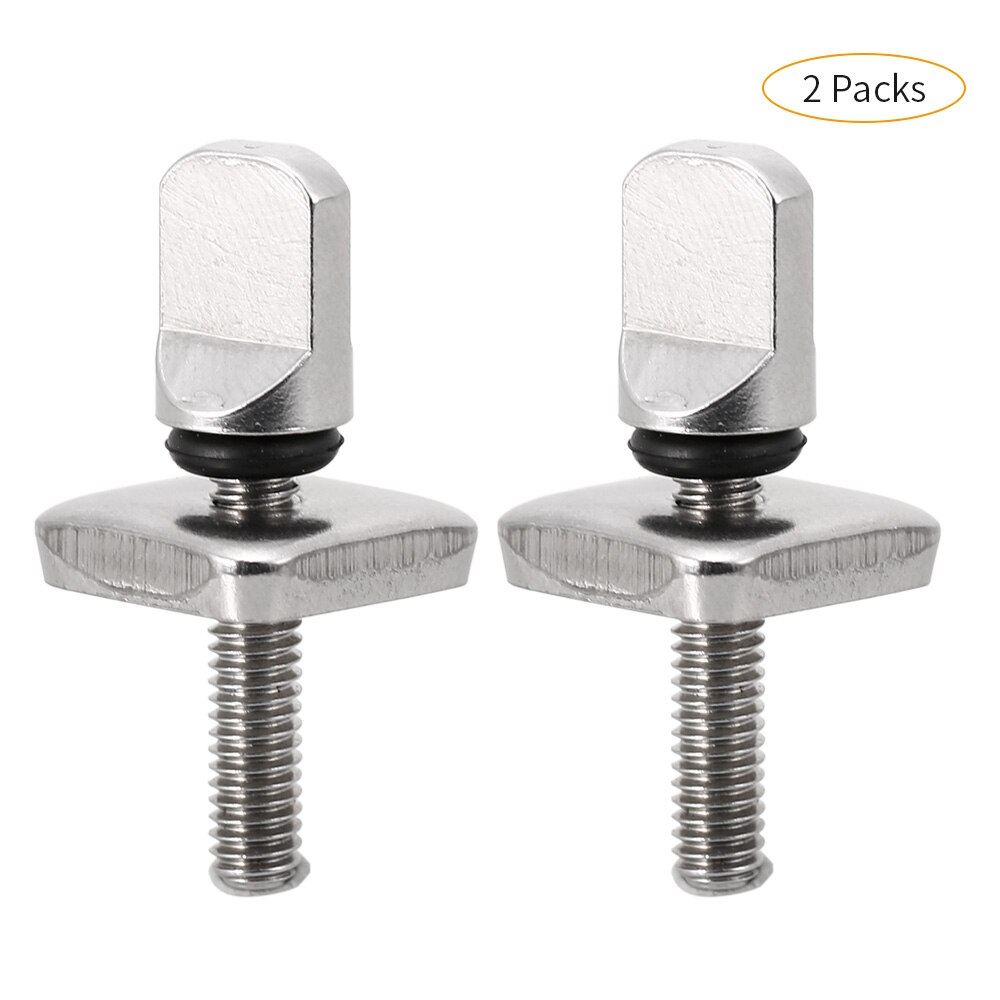 Tornillos de aletas Longboard de acero inoxidable sin herramientas 2 uds/3 uds. Tornillos de aletas y placa sin herramienta tornillos de tabla de surf con placa