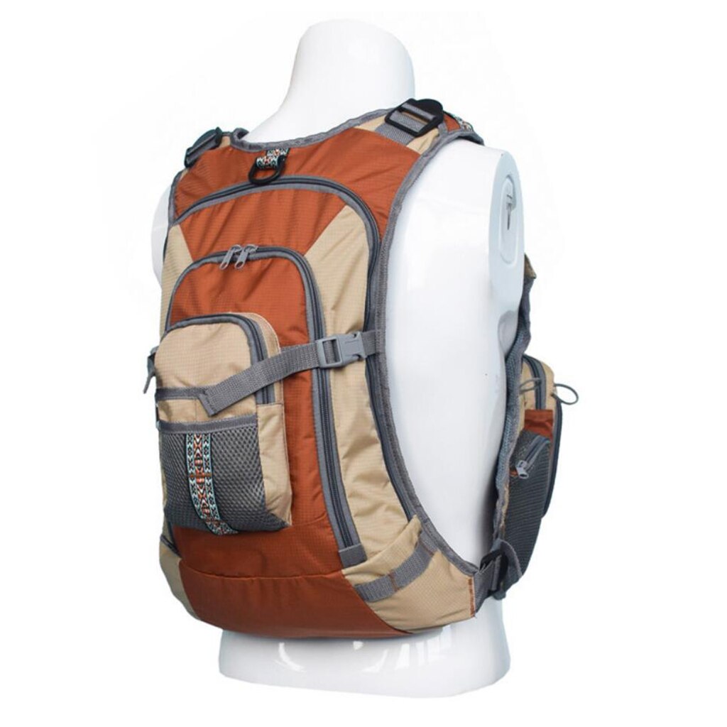 Fly Fishing Backpack Vest Combo Fishing Tackle Bag Director Mesh Vest