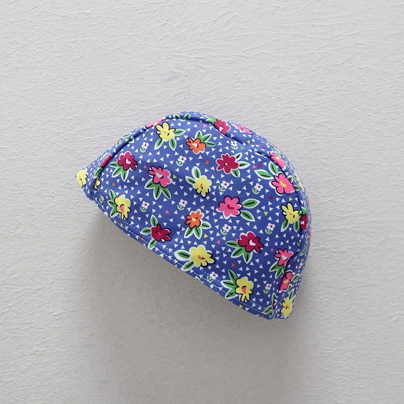 Girls Swimming Caps 2-8years Swim Hats Printed Floral Style Swimming Caps Children CZ1023