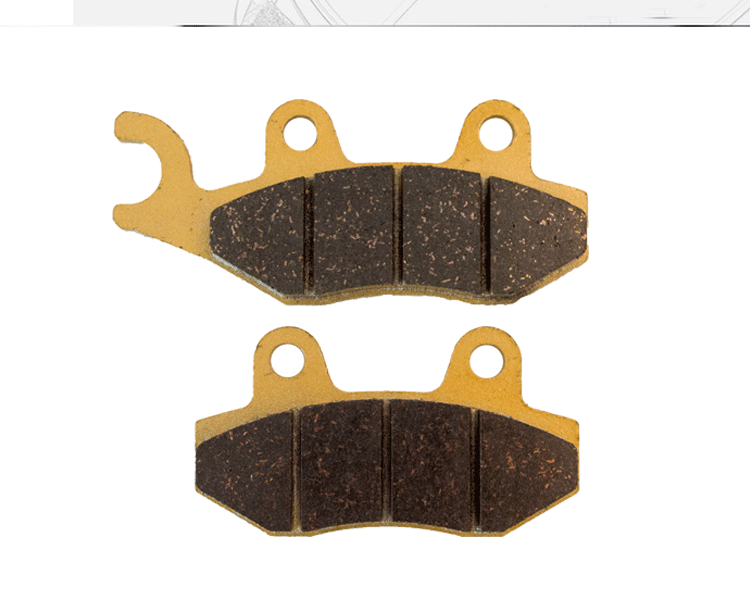 Motocicleta pastillas de freno delanteras para KAWASAKI KLX 125 250 KX 125 250 KDX 200 200SR 250 250SR KLF 300 C1-C17 KLF 400 B1-B7 Bayou # b