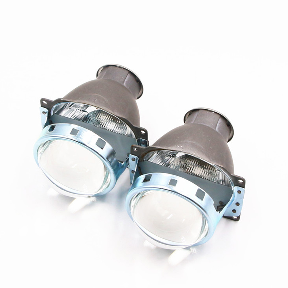 3-Zoll-Projektorlinse H7 für Hella 3R G5 Scheinwerfer Nachrüstsatz Single Xenon Abblendlicht Autolampe H7 D2S D2H LED versteckt Autolicht: Weiß