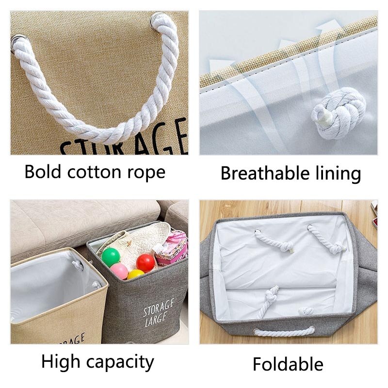 Large Foldable Laundry Basket for Dirty Clothes Round Storage Box Sorter Toy Bag Collapsible Hamper Laundry Organizer Bucket
