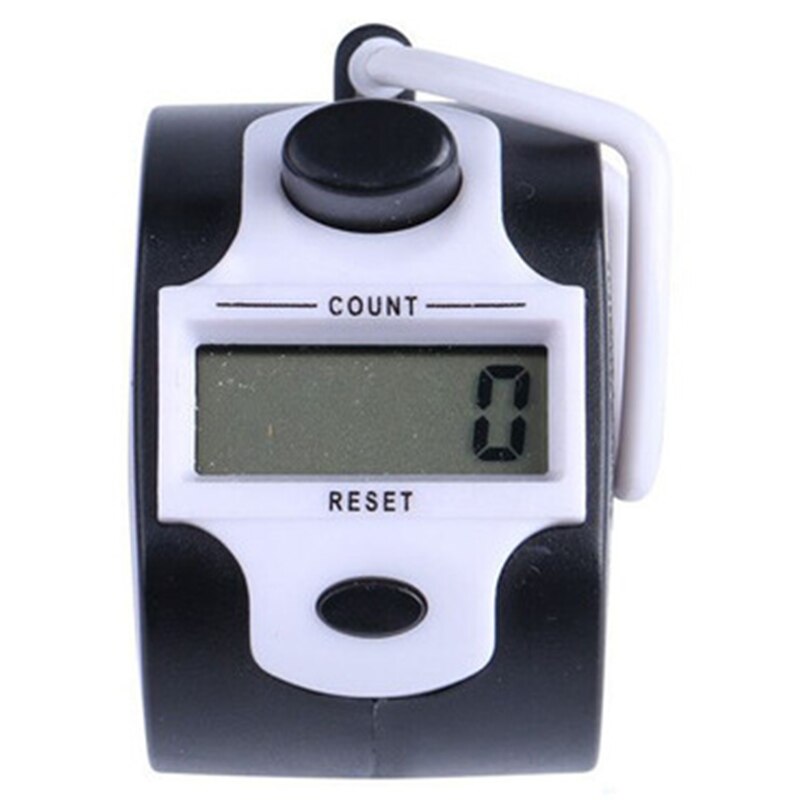 Portable 5 Digit Display Digital Hand LCD Electronic screen Held Tally Counter Finger Mini Handheld Clicker People Counter Meter