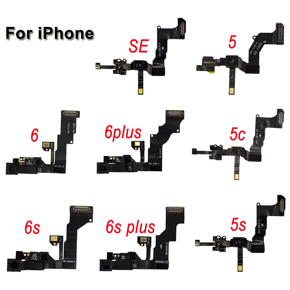 1Pcs Voor Iphone 5 5C 5S Se 6 6S Plus Light Proximity Sensor Flex Kabel met Front Facing Camera Microfoon Montage