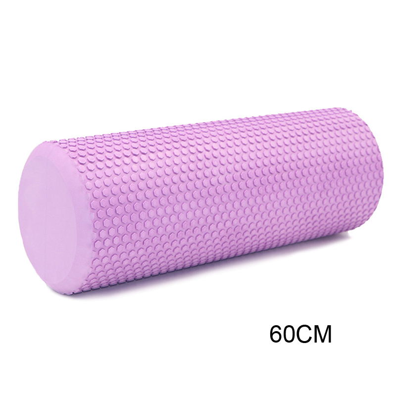 30/45/60 Cm Eva Yoga Yoga Kolom Schuim Yoga Pilates Fitness Foam Roller Sport Trein Gym massage Oefening Ontspannen Foam Rolls: purple-2