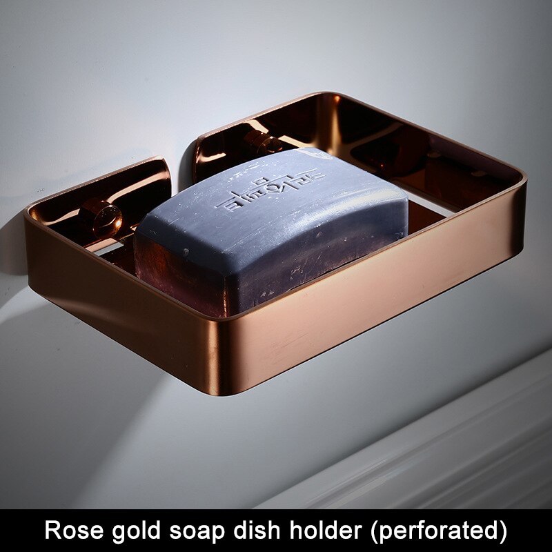 Mydelniczka 304 mydelniczka ze stali nierdzewnej mydelniczka mydelniczka tacka robić przechowywania akcesoria robić łazienki akcesoria łazienkowe: róża złoto