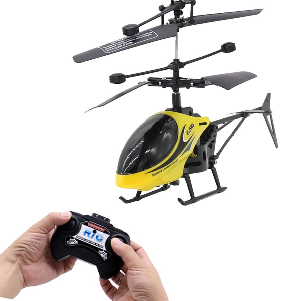 Anti-fall king mini tovejs fjernbetjening fly helikopter drone model børn fordel drone model: Brun