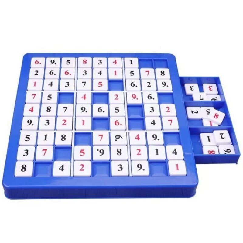 Sudoku Puzzle Toy Jigsaw Number Board Set Desktop Nine Grid Learning Educational