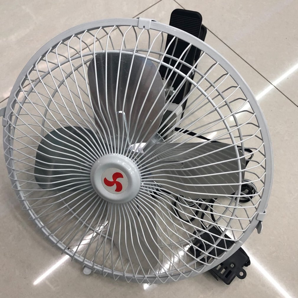 Truck Van Auto Fan 10 Inch 12V High Power Alle Metalen Verstelbare Speed Ventilator Elektrische Auto Koelventilator Draaibaar