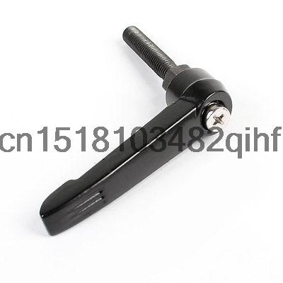 Portable Spring Loaded Blk 8mm Threaded Lever Adjustable Handle