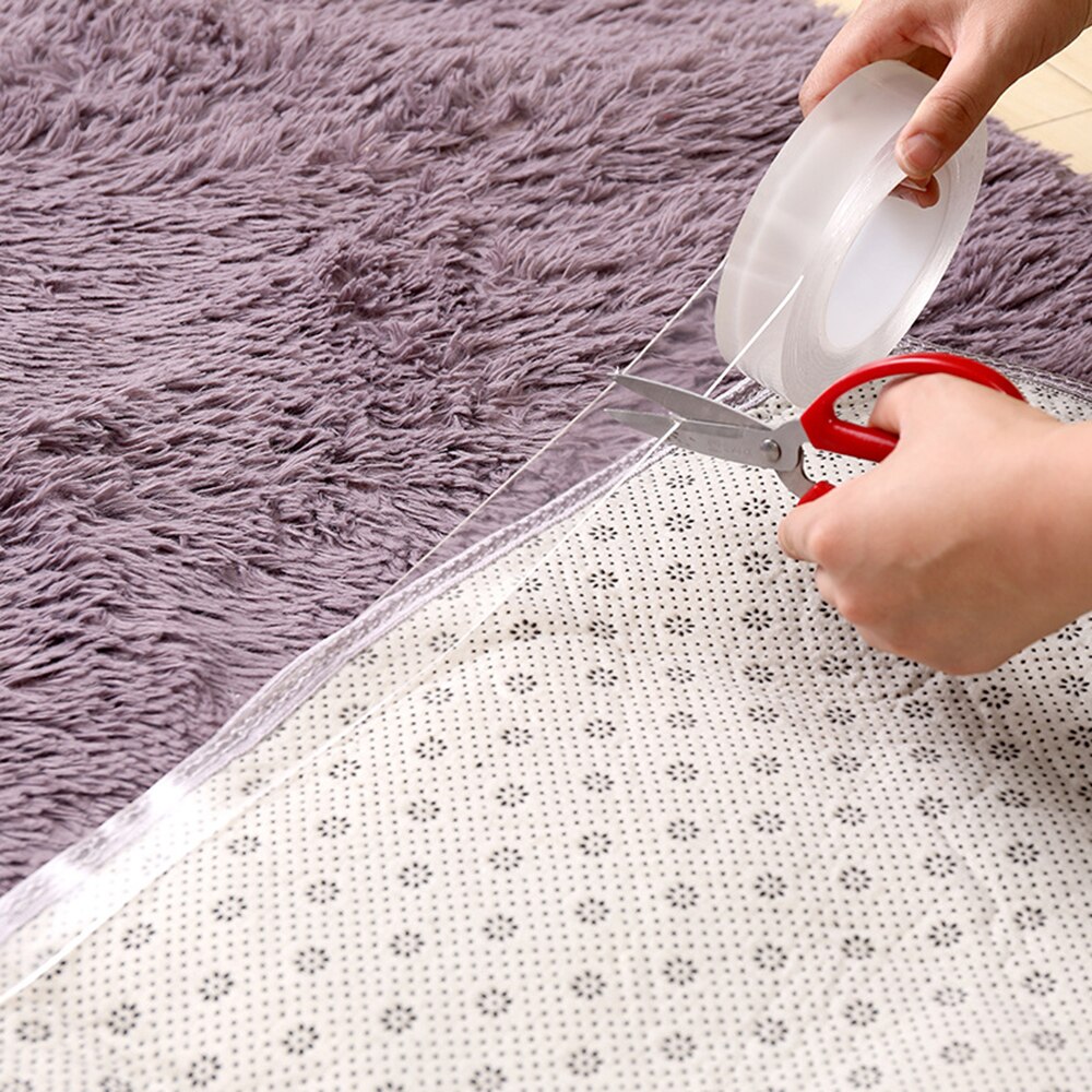 1/2/3/5m Reusable Double-Sided Adhesive Traceless Tape Removable Sticker Washable Adhesive Loop Disks Tie Glue Gadget ^^