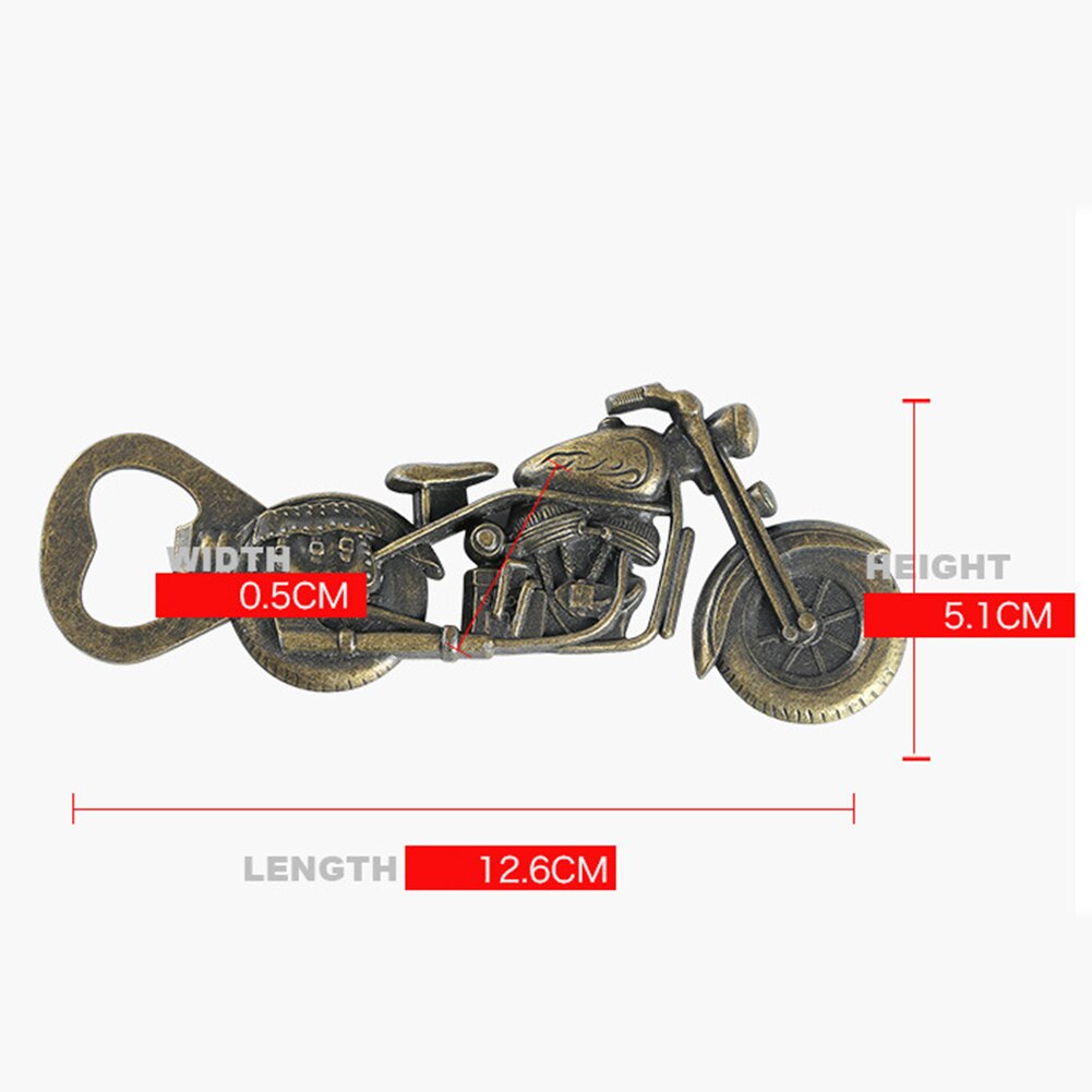 Vintage métal moto bière décapsuleur fête barre cuisine outil