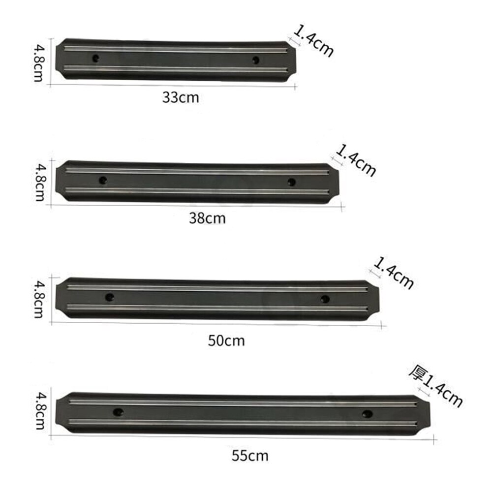 Magnetisk magnet knivholder hvile vægmontering knive stativer stribeholder bar hylde organizer hjem køkken knive tilbehør