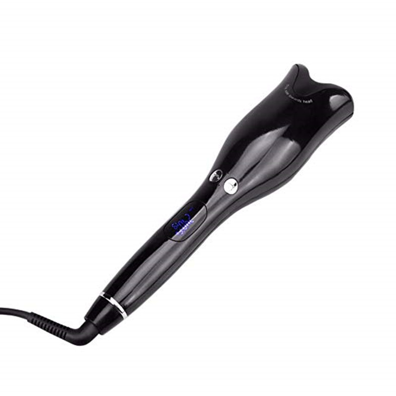 Cheveux professionnels Air Spin Curl 1 pouce en céramique rotatif électrique Air Spin bigoudis fers à friser automatiques: YELLOW / L'UA