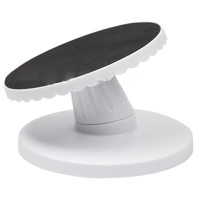 DIY baking (11 Inch black) Tiltable Plastic Cake Decoration Table Cake Decoration Turntable, Cake Rotating Rack