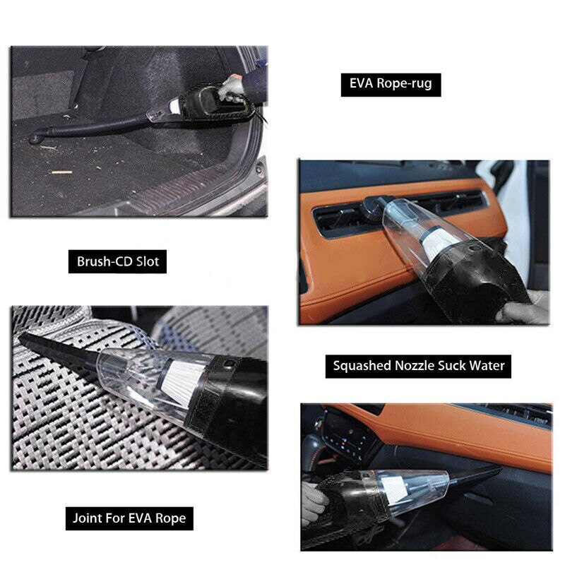 150W Auto Stofzuiger Auto Handheld Stofzuiger Mini Stofzuiger Voor Car Cleaning 5Kpa Krachtige Vacuüm Reinigers Auto