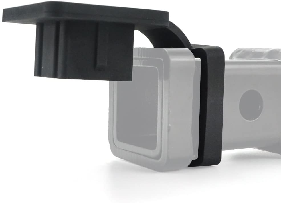 Trailer Hitch Cover Tube Plug Cap 2 Inch Receivers Rubber for Toyota Ford Jeep Nissan Dodge