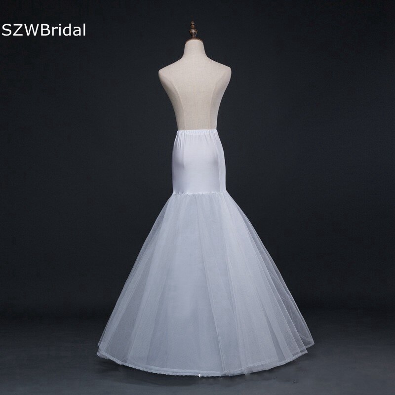 In Stock White Mermaid Wedding dress Petticoat underskirt Jupon sous robe mariage Bride Petticoats Rockabilly
