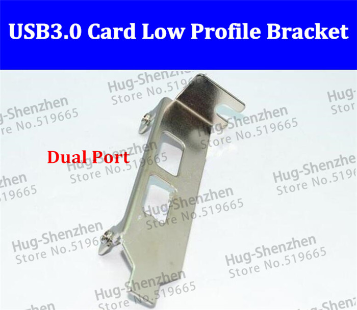 Powerover USB3.0 2 Port Pci adapter card USB3.0 card low profile bracket 8 CM voor ASM1042/NEC kaart 5 stks/partij