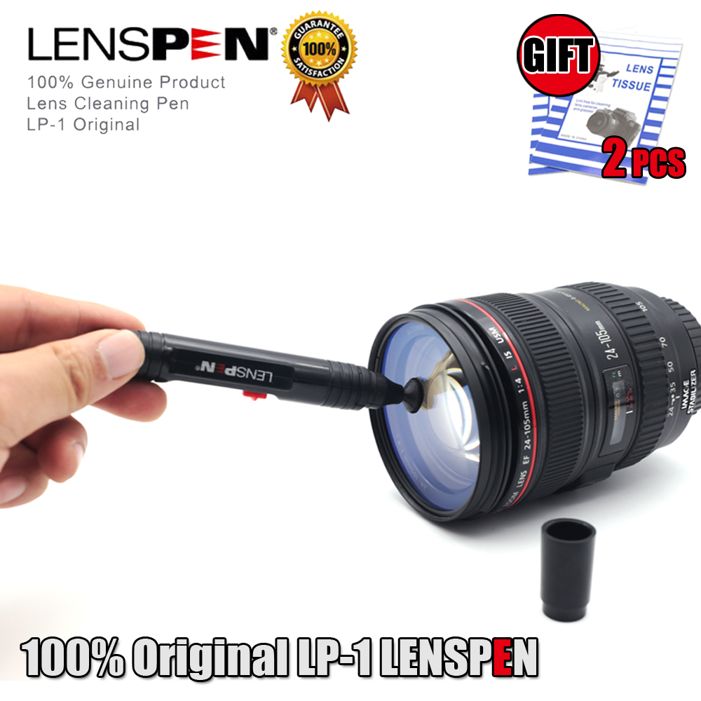 100% Original Genuine Brand LENSPEN LP-1 Dust Cleaner Camera Cleaning Lens Pen Brush kit for Canon Nikon Sony Filter DSLR SLR DV