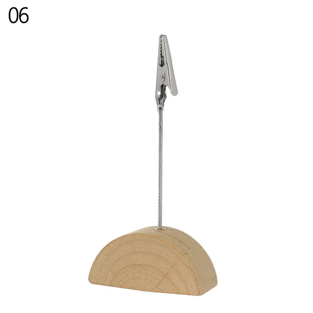 Pinces à documents de forme carrée, décoration de bureau, support de dossier de messages, carte de Place, Clips de Photos, support de chiffres de Table: 6