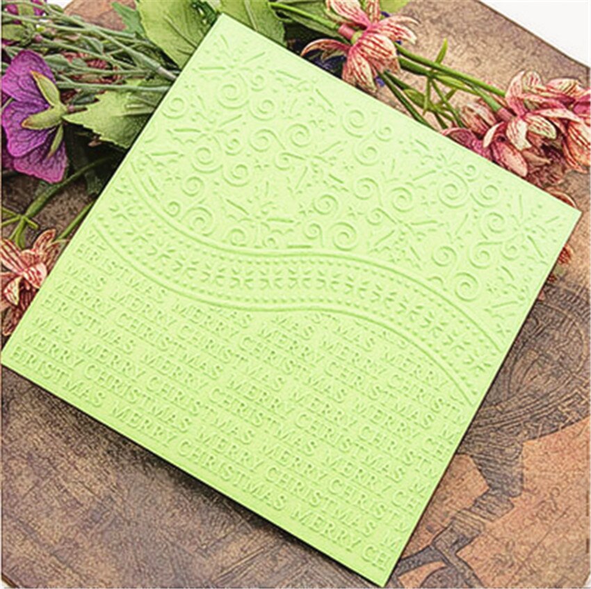 plastic Text craft card making paper card album wedding decoration clip Embossing folders