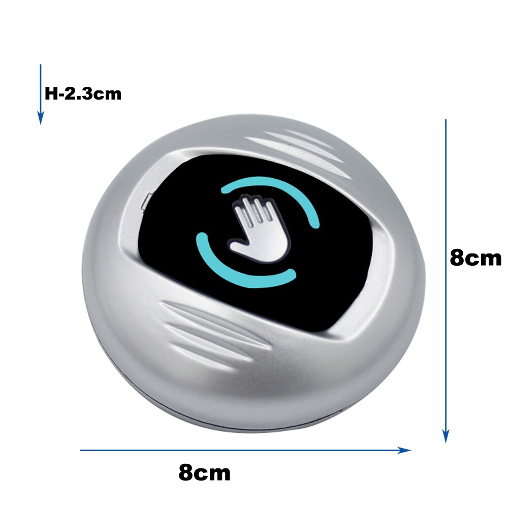 12V-36V Circular Touchless Door Release Switch IR Contactless Infrared No Touch Exit Button Access Control Automatic Door Button