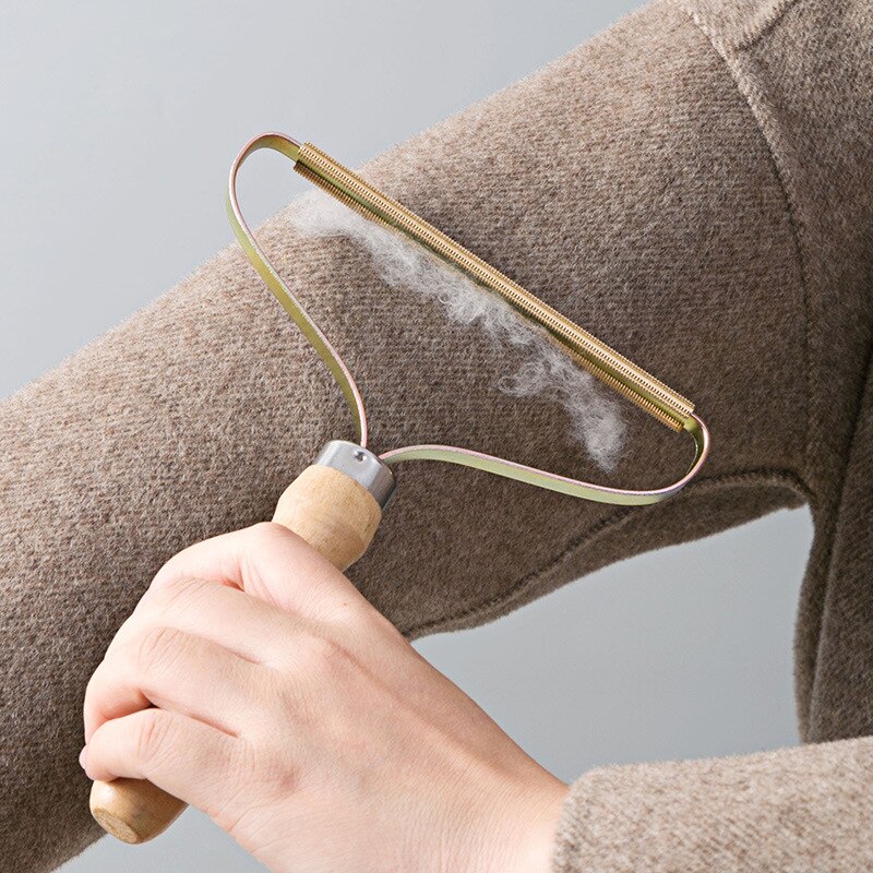 Mini bærbar fnugfjerner fuzz stof shaver til sweater uldfrakke tøj fluff stof shaver børste værktøj pelsfjerner