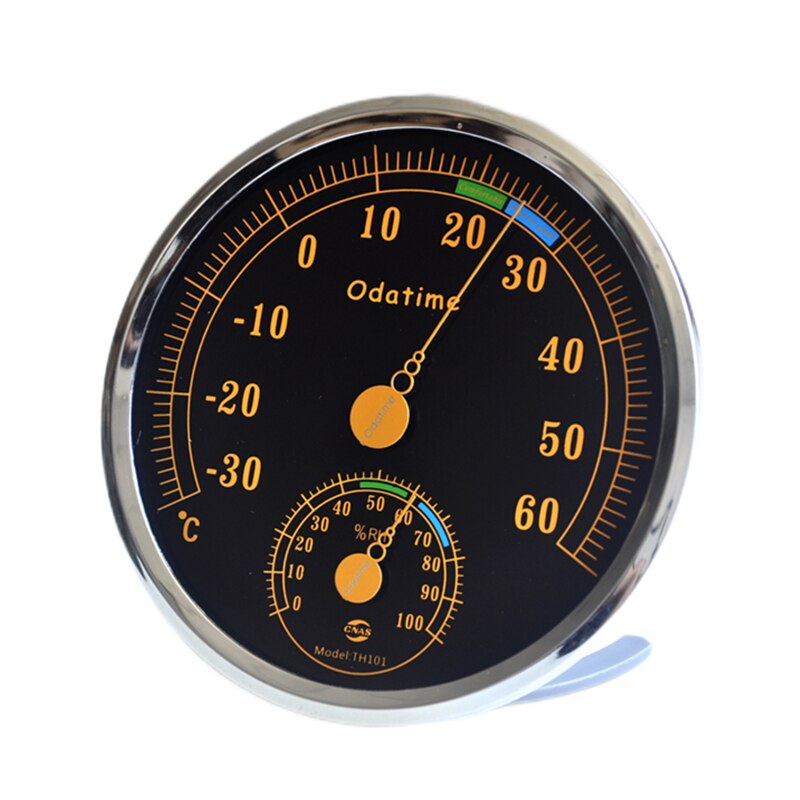 8 Soorten Wandmontage Outdoor Indoor Thermometer Room Window Hygrometer Mechanische Thermometers Ambiental Huishoudelijke Barometer: 101B Balck