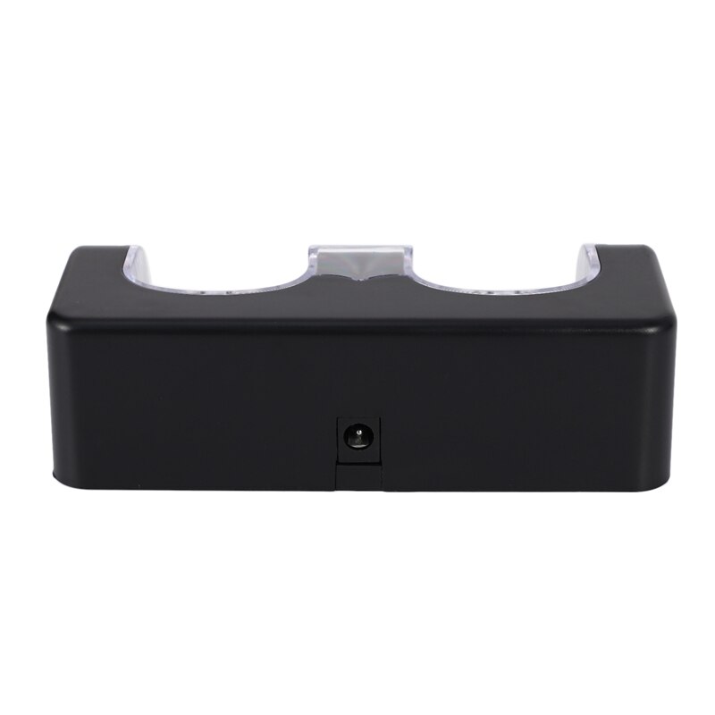 Cargador de Base de asa para batería de carga doble, luz LED azul, Control remoto de carga doble, compatible con Wii
