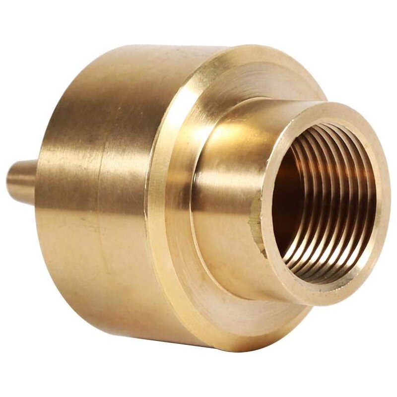 Fountain Nozzle Heads,Brass Column Multi Direction Jet Pond Fountain Water Spray Sprinkler Head Garden(3/4 inch)