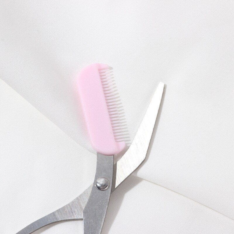 Trymer robić brwi nożycowy z grzebieniem depilacja twarzy pielęgnacja golarka golarka akcesoria robić makijażu kosmetycznego oko brew kształtownik