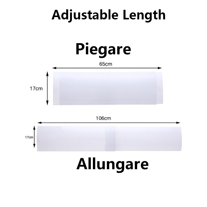 Folpus Klimaanlagen Deflektor - Windschutz Für Standklimaanlagen 28x57,5cm