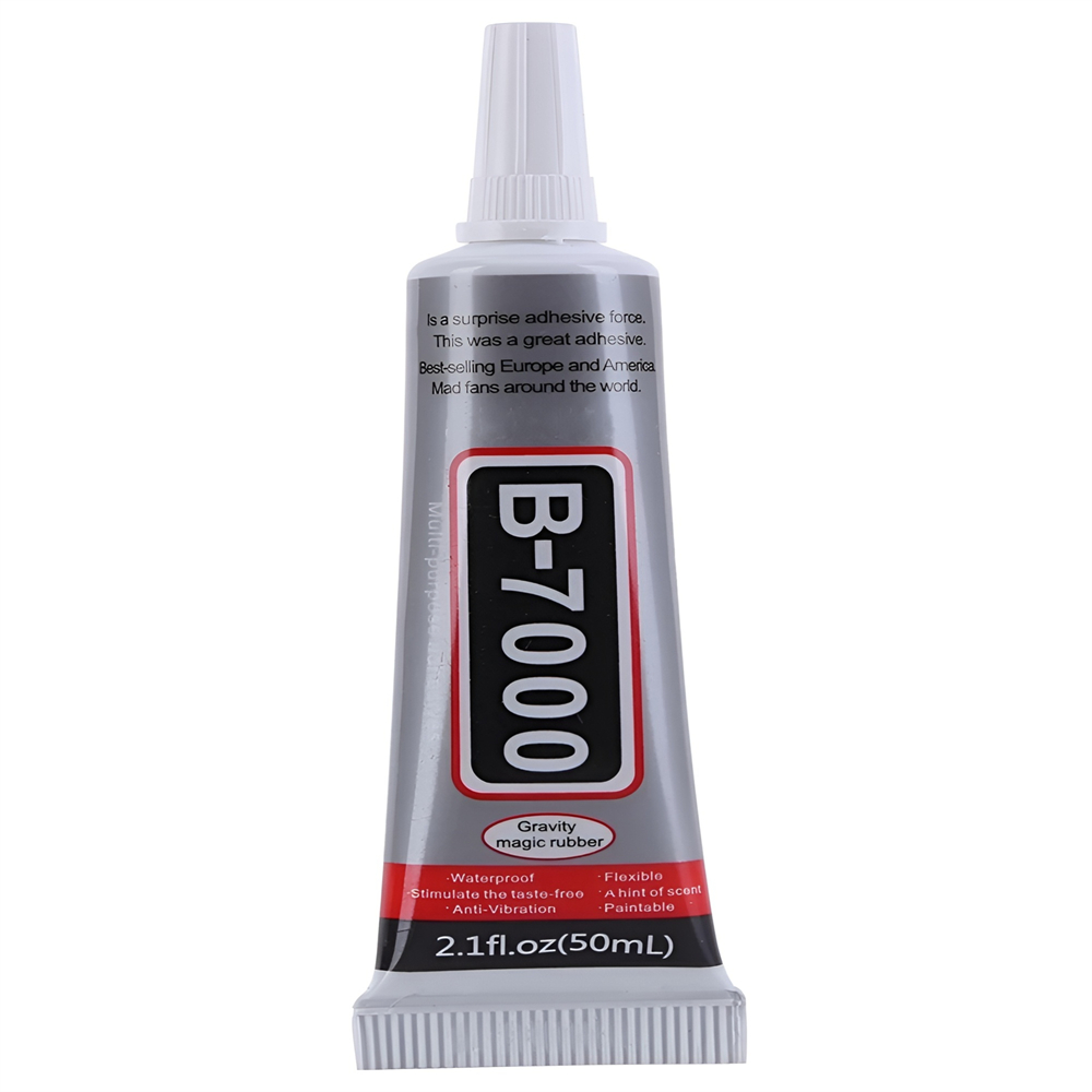 50ml B7000 colle écran de téléphone portable super colle T-7000 adhésif téléphone verre colle Point de réparation diamant bijoux bricolage colle outils: Transparent