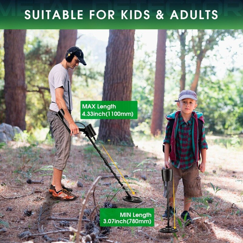 GT620G Underground Gold Detector Metal Detector Gold Finder With LCD Display Waterproof Searching Coil