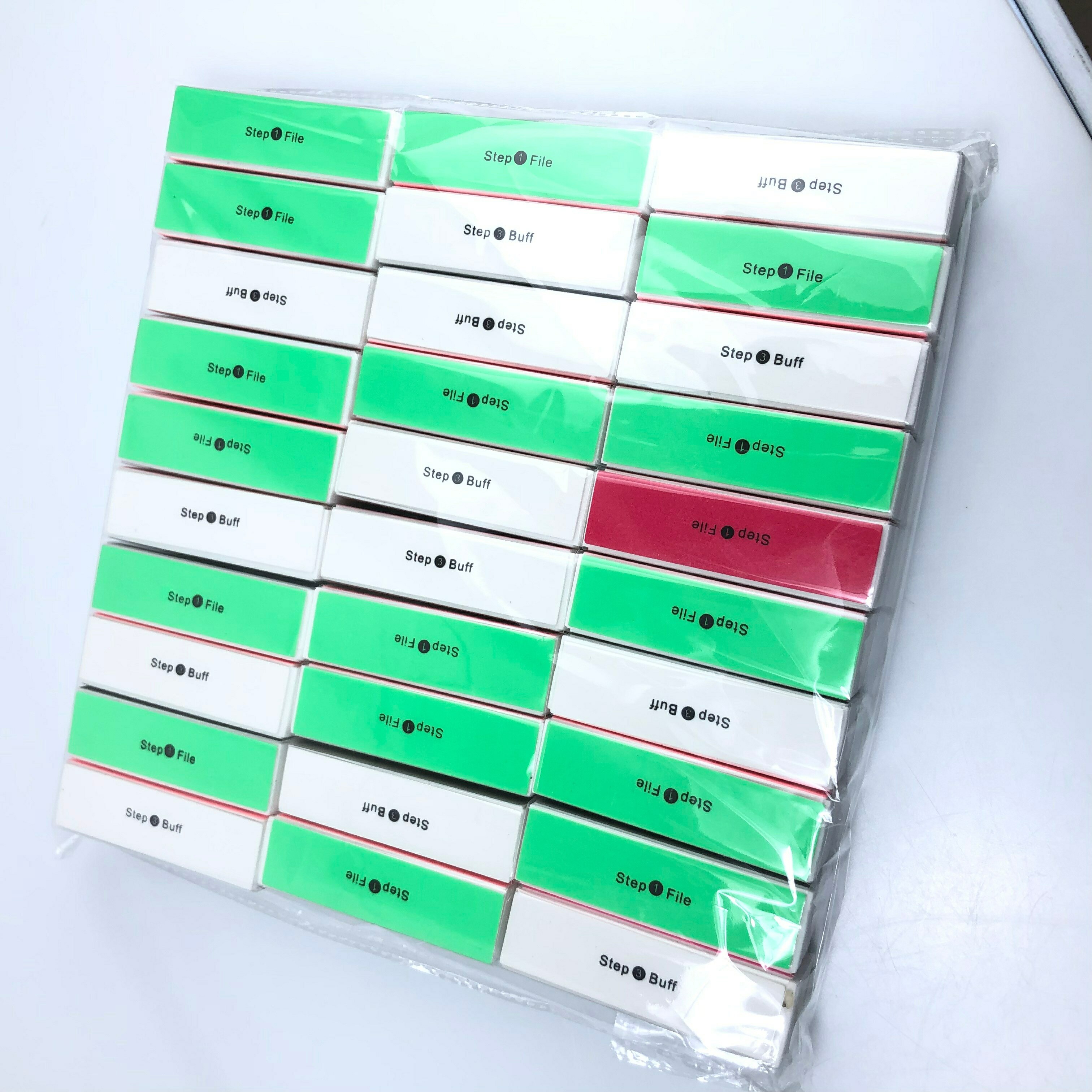Lima pulidora de uñas de 4 pasos, bloque de pulido de lijado, pulidor de uñas de colores, herramientas para el cuidado de uñas y pedicura,