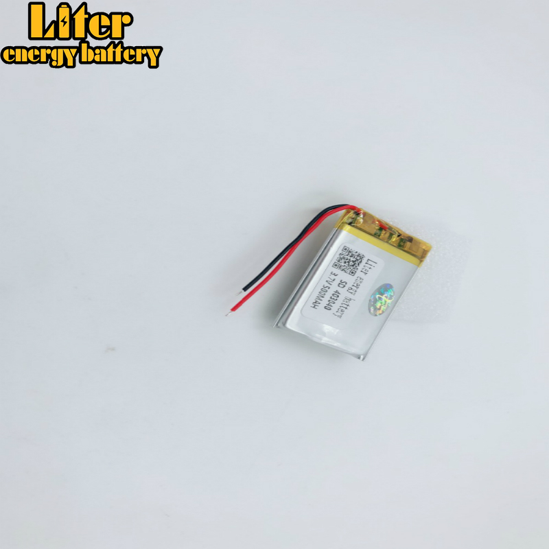 Batteria Agli Ioni di 3.7 V 500mah ai polimeri di Litio 403040 Litro di energia batteria del Ce Fcc Rohs Sds Certificazione di Qualità