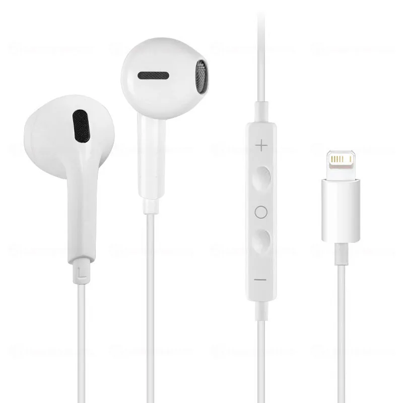 Originele Hoofdtelefoon Voor Apple iPhone 16 15 Pro Max 14 13 12 11 USB-C Lightning 3.5mm Bedrade Koptelefoon X XR 7 8 Telefoon Accessoires