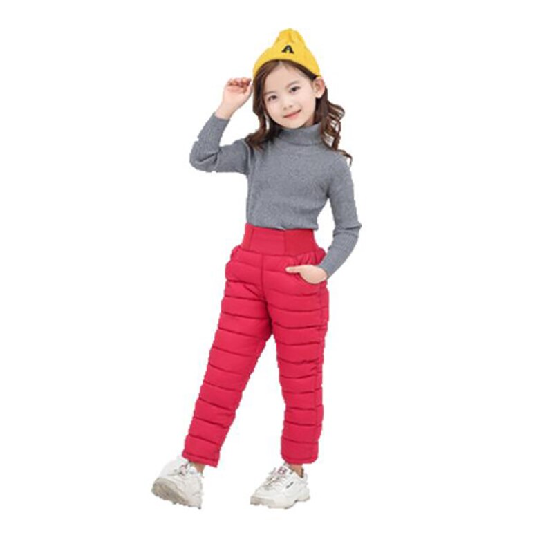 Pantalons d'hiver chauds pour bébé, 2-11T, en duvet de coton rembourré, long style, pour garçons et filles, tenue décontractée pour petit enfant