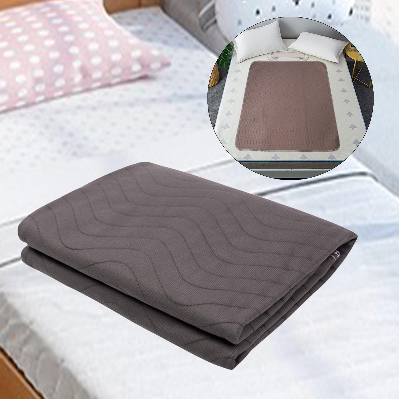 Coussin de lit pour Incontinence, coussin de chaise, protecteur imperméable lavable pour déversements d'urine, fluides, sous-vêtements en caoutchouc pour adultes, pipi à langer