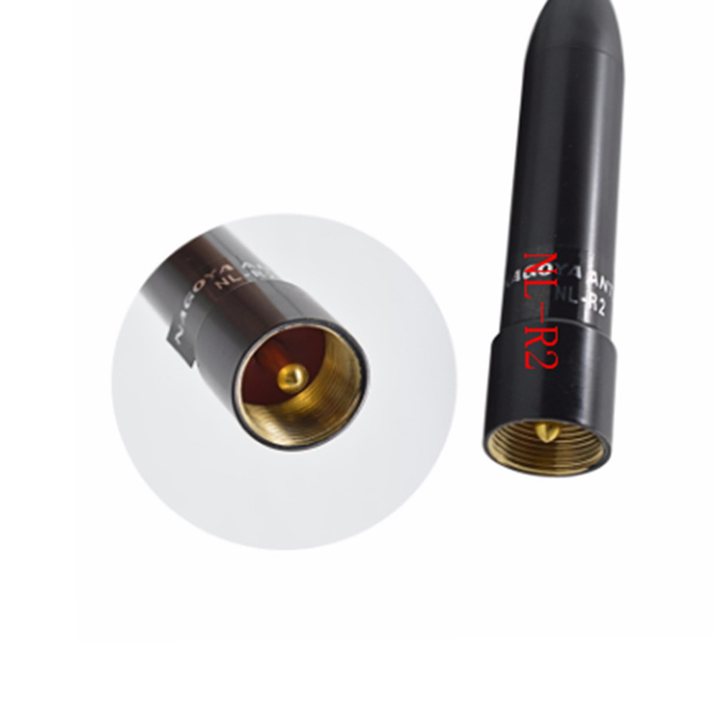 Voor nagoya nl: -r2 pl259 dual-band antennes met hoge versterking (144/430 mhz) voor autoradio, mobiele radio, amateurradio en walkie-talkie.