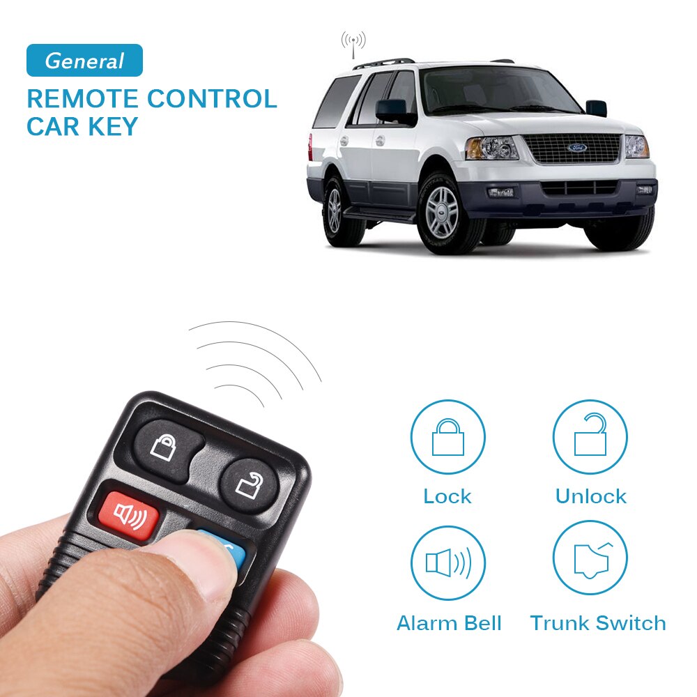 Kit De 2 Télécommandes Sans Clé Pour Ford Crown Victoria (2000-2006) - Neuf Et Programmable Soi-même
