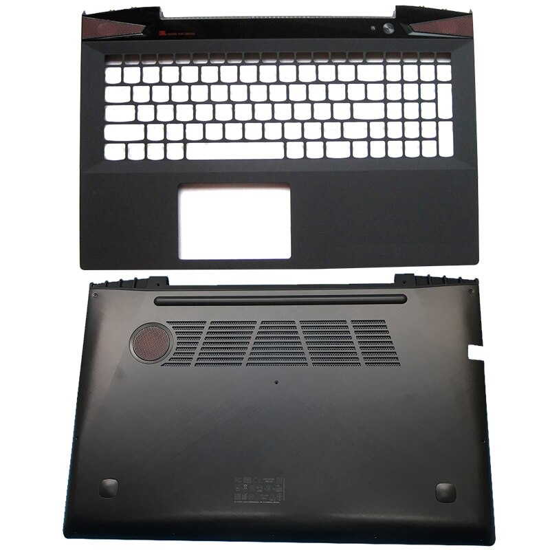 Capa traseira para laptop lcd, moldura frontal/dobradiça/palmrest/capa inferior para lenovo y50 Y50-70, sem toque am14r000400 com touch am14r000300