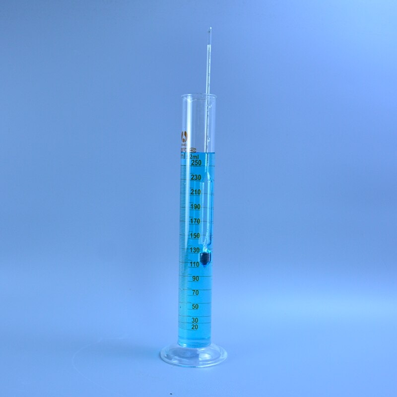 Hidrómetro de vidrio para laboratorio químico, densitómetro líquido, densímetro, medidor de densidad, 1,1-1,2/m3, 2 unids/lote