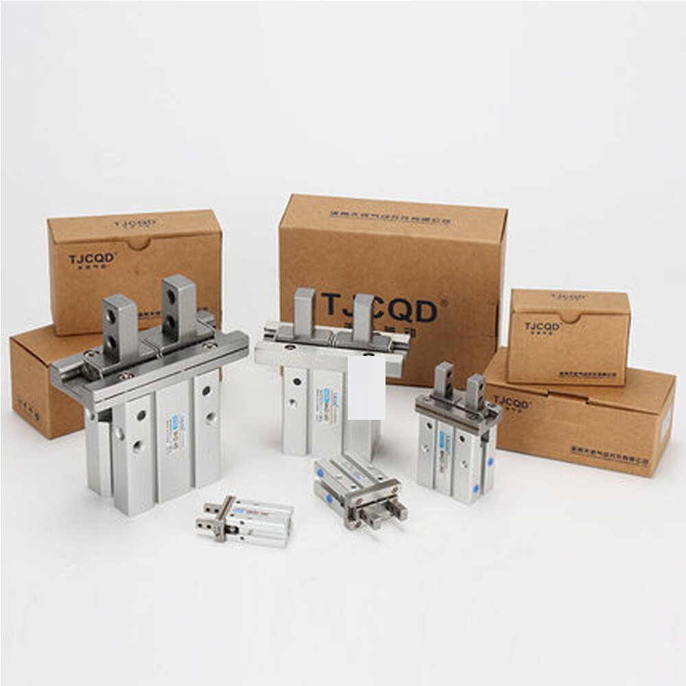 Bore 6/10/16/20/25/32/40mm Grab Double Acting Air Gripper Pneumatic Finger Cylinder MHZ2 6D 10D 16D 20D 25D 32D 40D Replace SMC