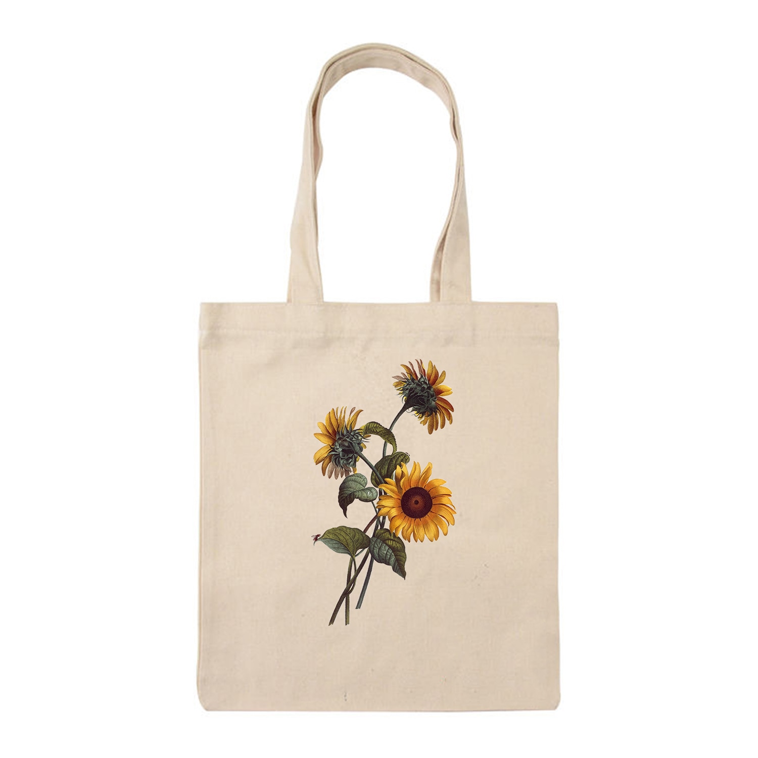 Dames boodschappentas dames canvas schoudertas eco tas herbruikbare tas shopper tassen studenten boekentas bloem plant melodie