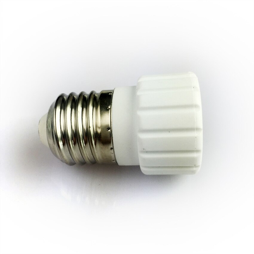 1 stk  e27 to gu10 keramik lampeholder adapter ildfast materiale lampeholder konverter stikkontakt lyspære base til hjemmet