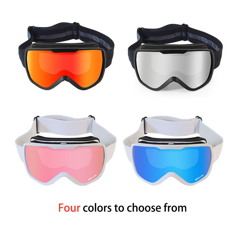 Double-Layer Skibril Grote Cilindrische Double-Layer Anti-Fog Ski Bril Voor Mannen En Vrouwen Ski apparatuur Kan Dragen Bijziendheid